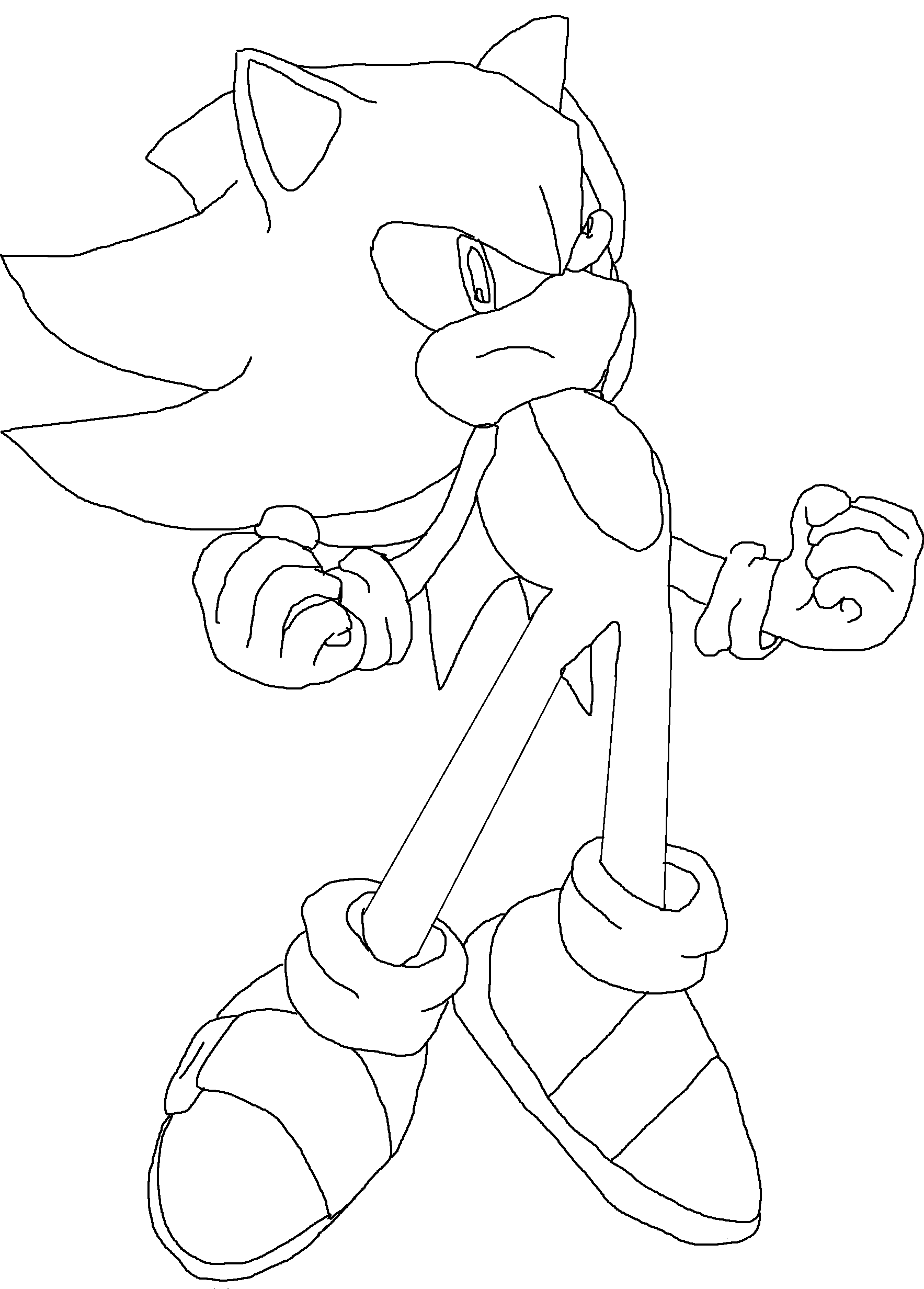 43 coloring pages of Sonic