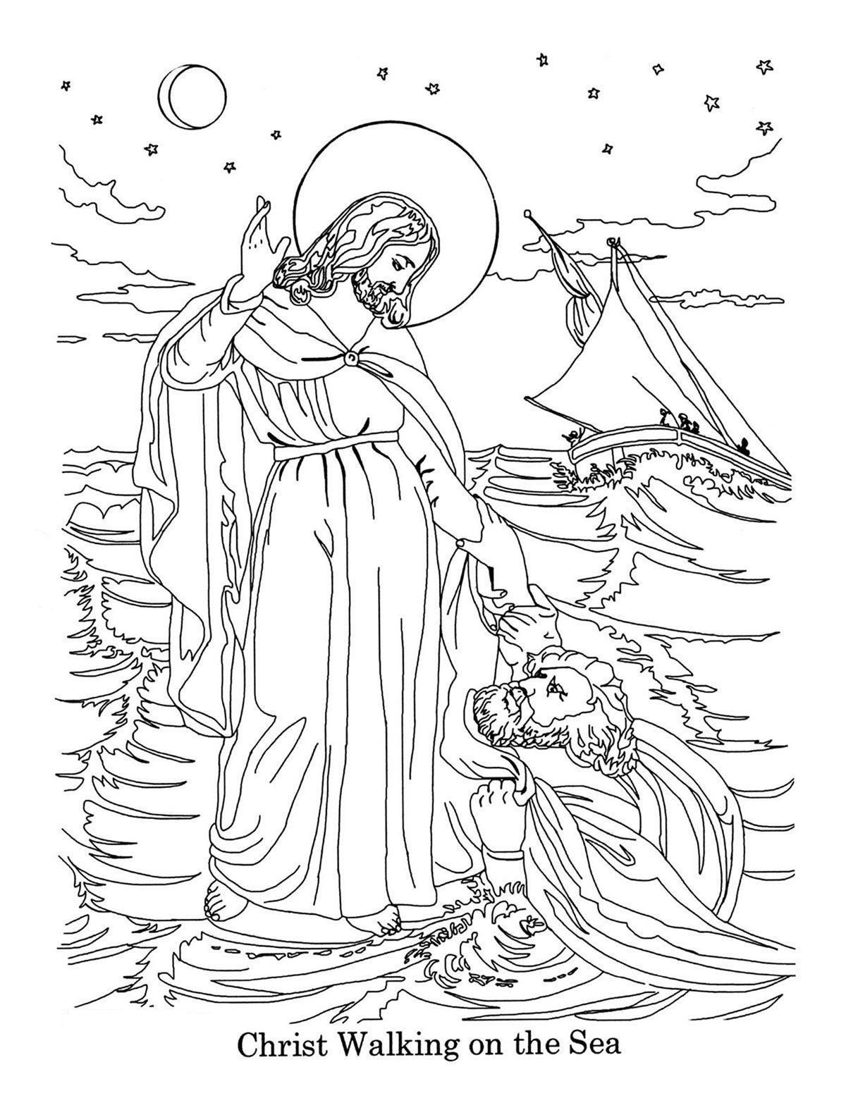 Bible Coloring Pages Teach Your Kids Through Coloring 