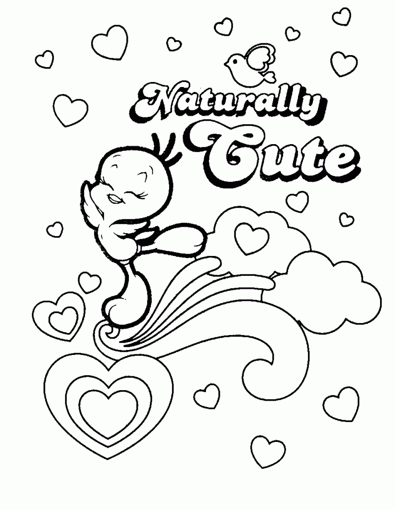 Coloring Pages of Tweety Bird