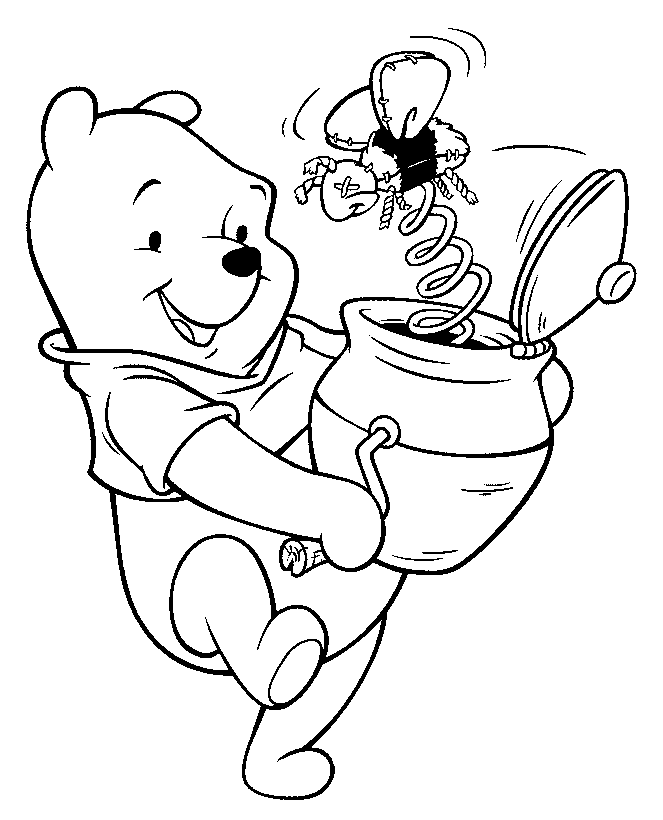 Coloring Pages of Winnie The Pooh