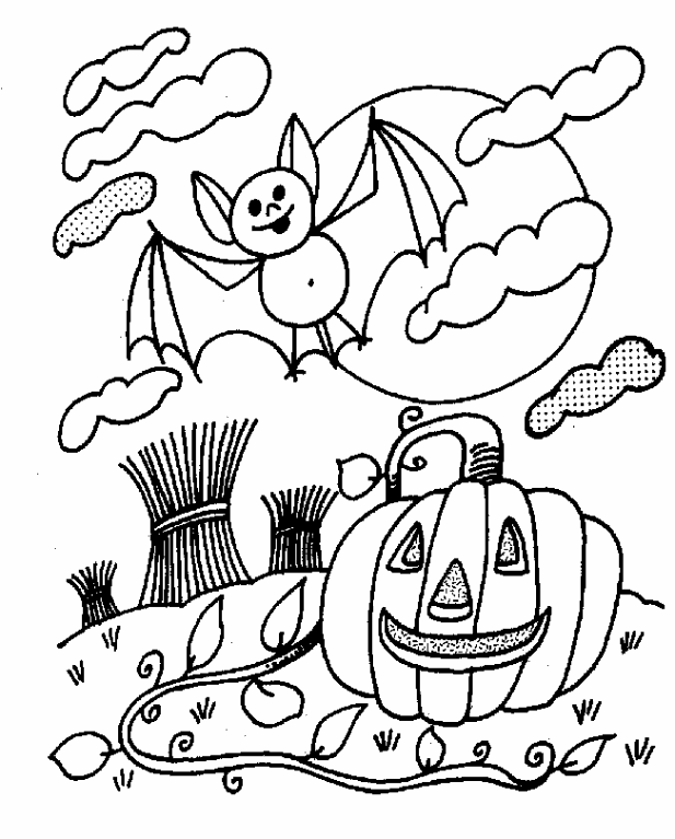 Cool Halloween Coloring Pages
