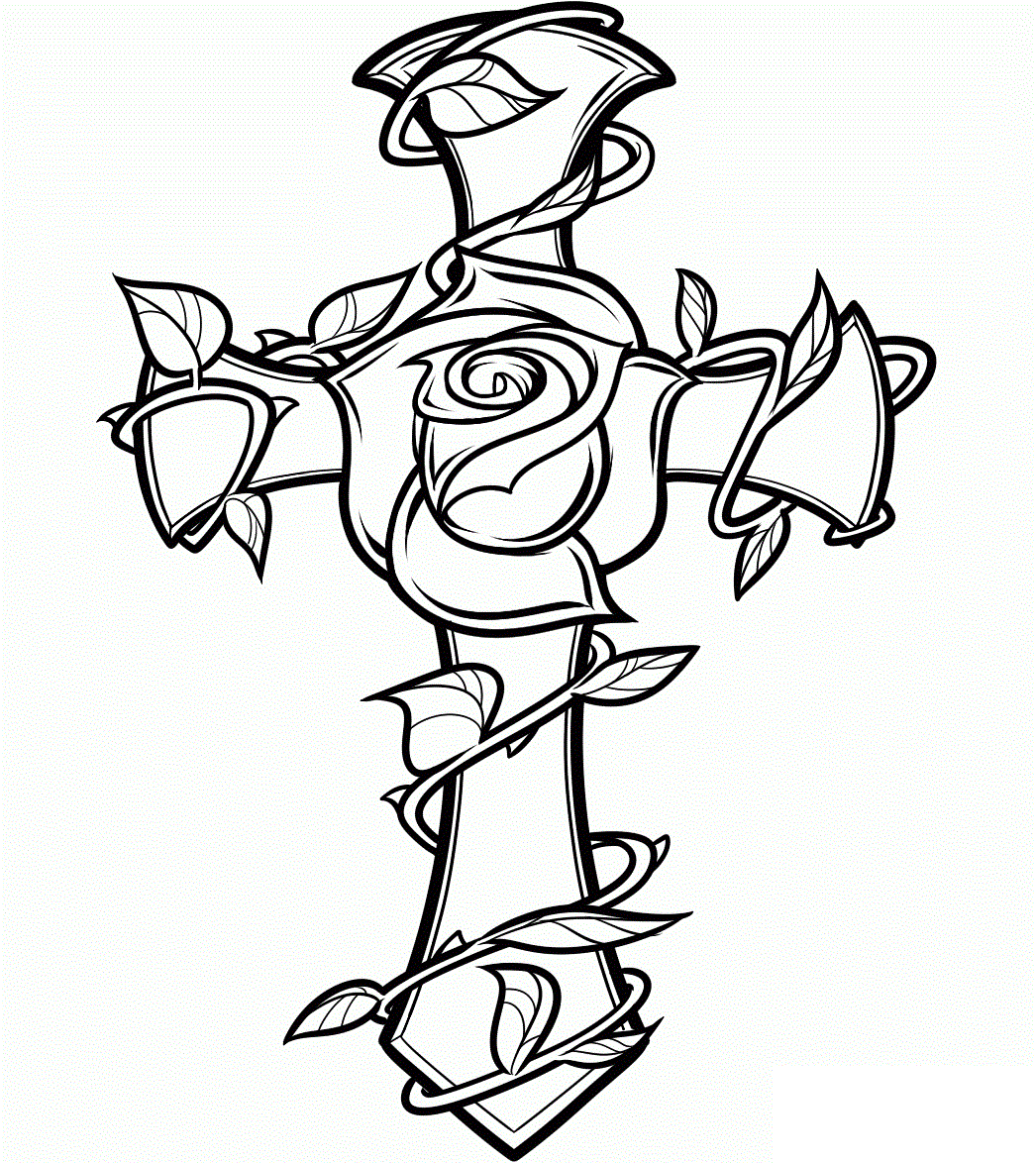 Free Printable Cross Coloring Pages For Kids Free Printable Cross Coloring Pages For Kids