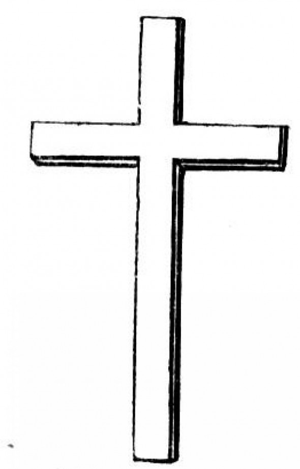 Cross Coloring Page Pictures