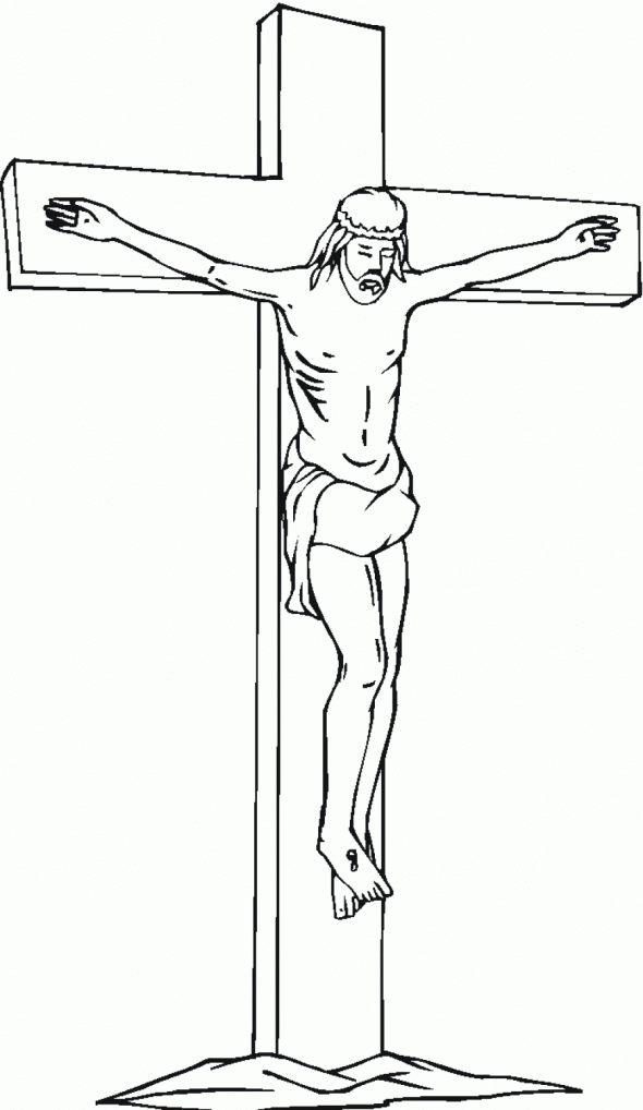 Cross Coloring Pages Images