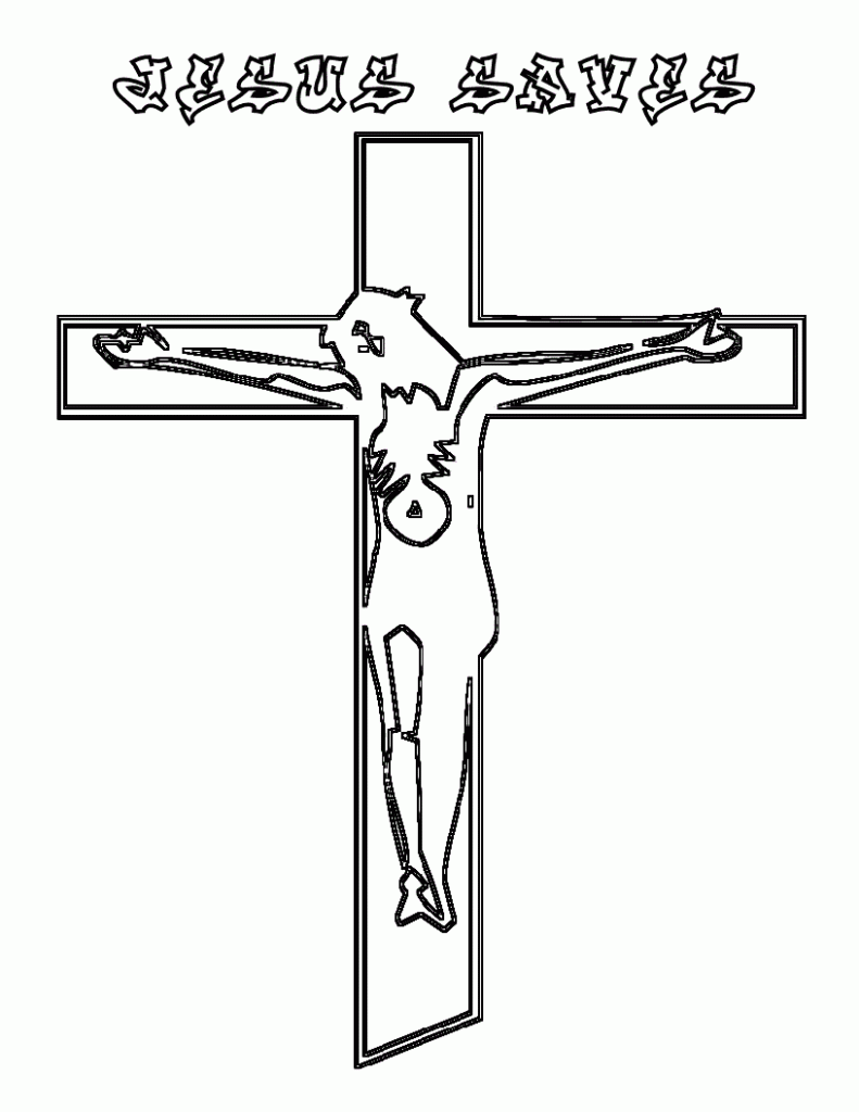 Cross Coloring Pages Pictures