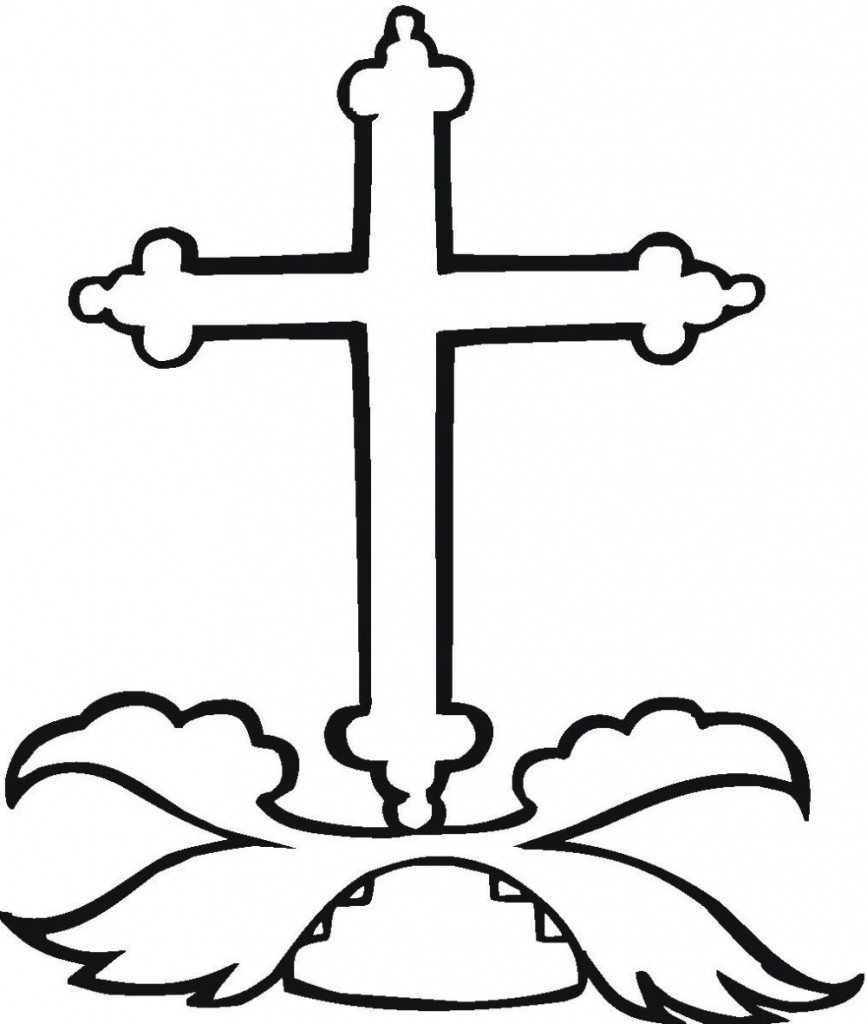 Cross Coloring Pages Printble