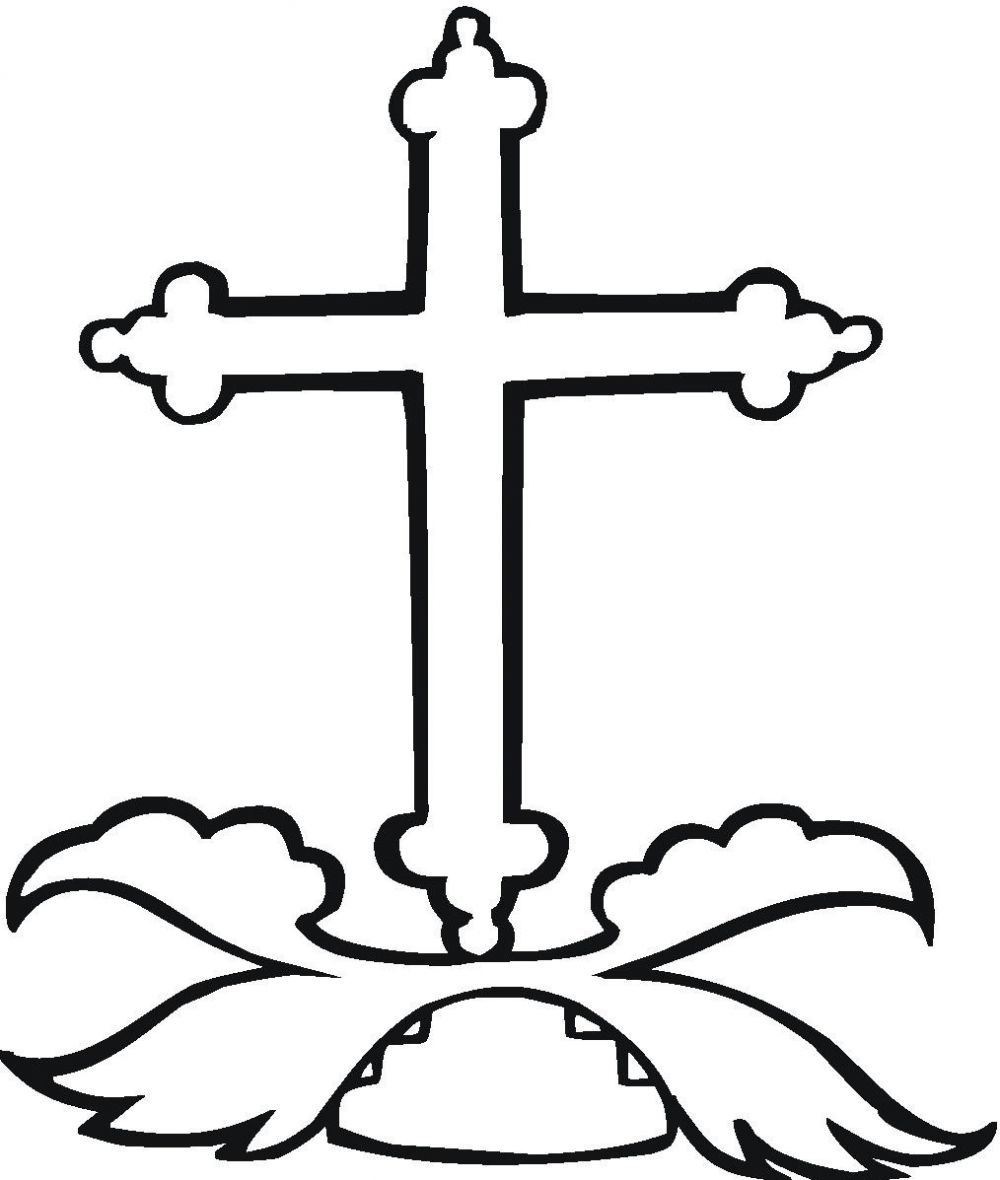 Free Printable Cross Coloring Pages For Kids Free Printable Cross Coloring Pages For Kids
