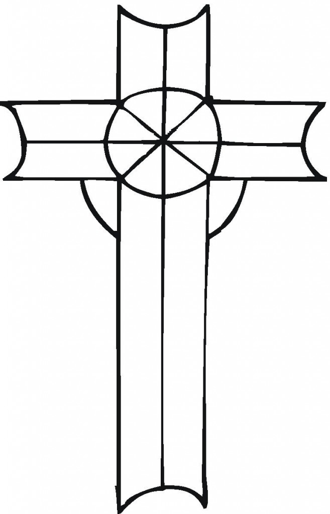 Cross Coloring Pages To Print