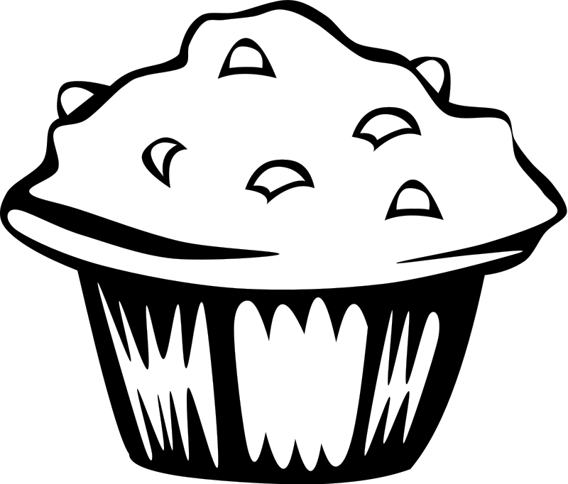 Cupcake Coloring Page Pictures