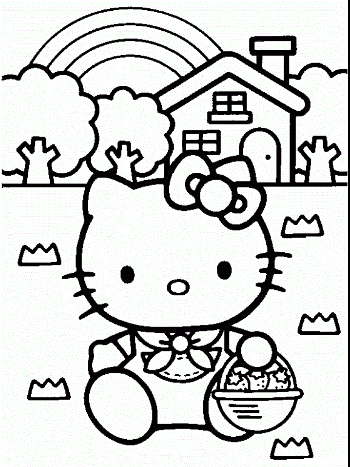 Featured image of post Hello Kitty Colouring Pages Printable Free printable hello kitty valentines day coloring pages for kids free print out bubakids com