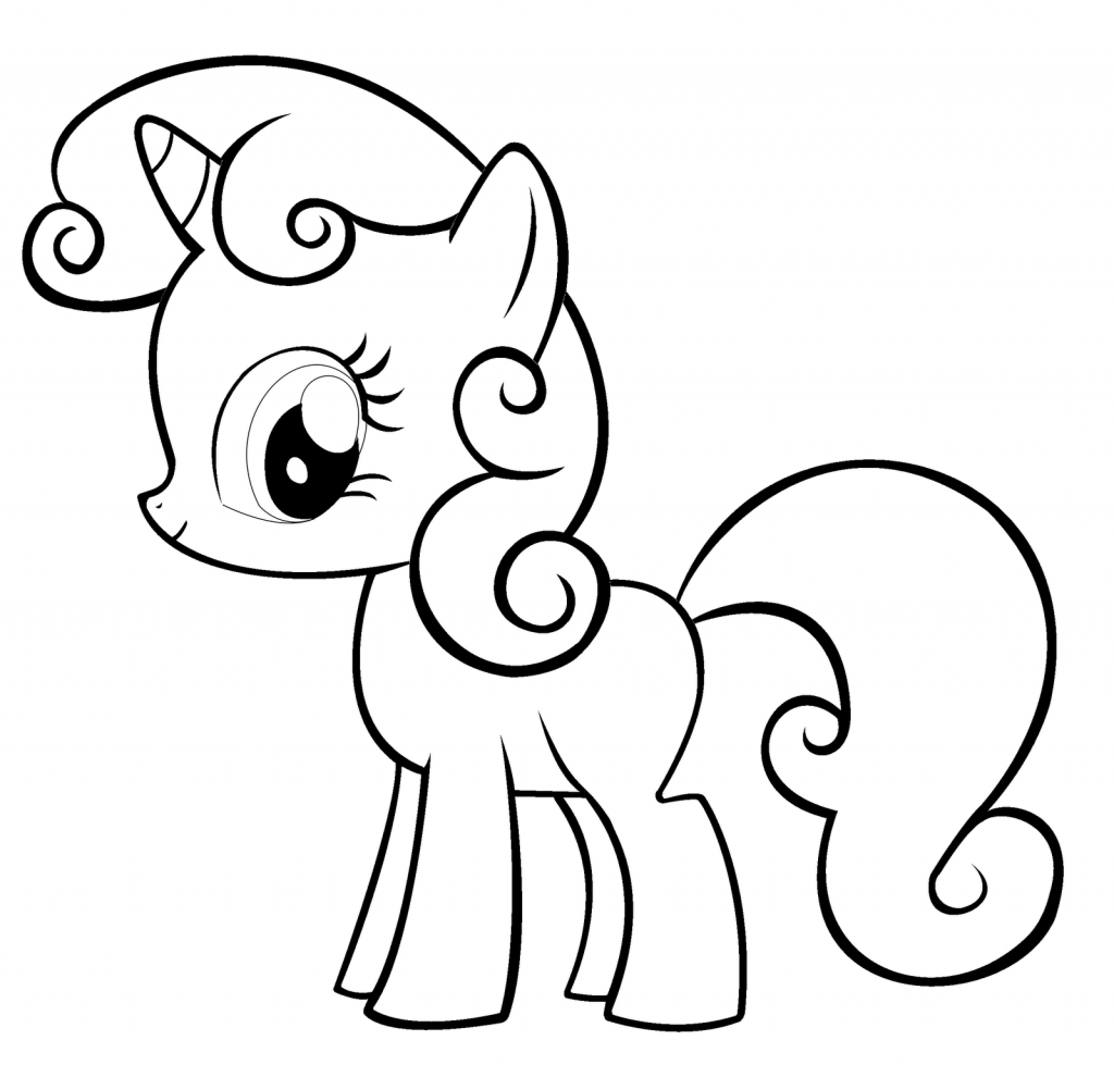 Cute MLP coloring pages