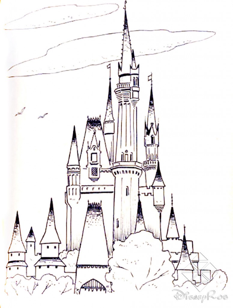 Disney Castle Coloring Pages