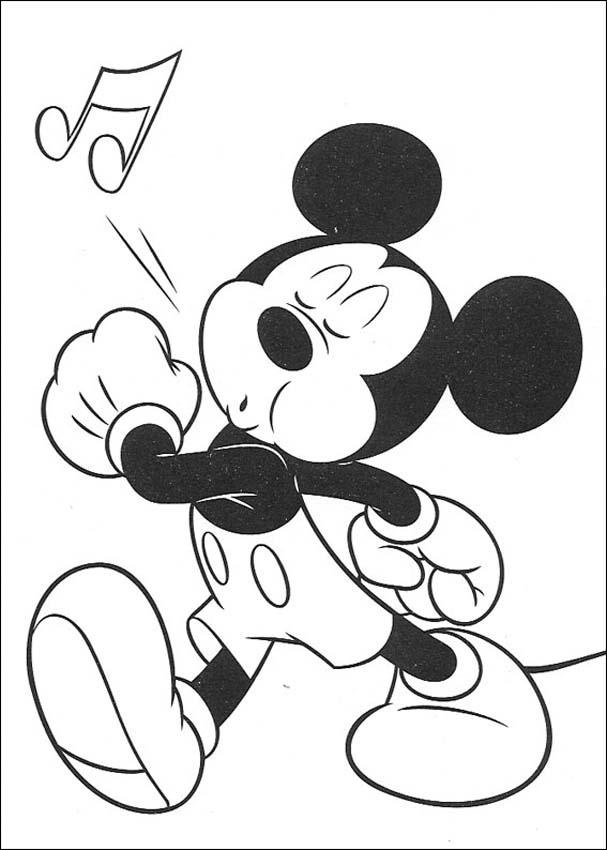 Free Printable Mickey Mouse Coloring Pages For Kids