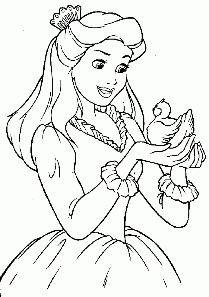 Disney Princess Coloring Pages to Print For Free