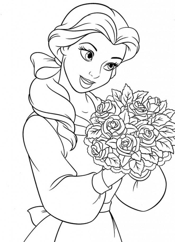 Princess Pictures To Color 4