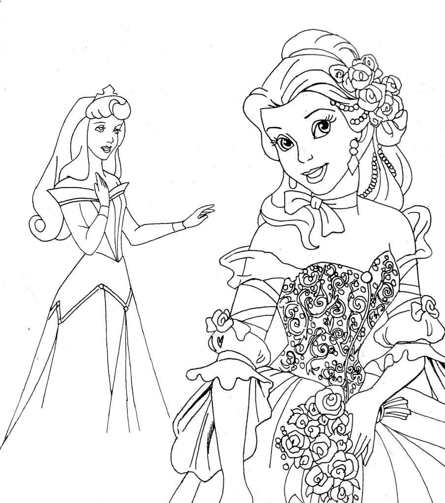 Featured image of post Princess Colouring Pictures Disney