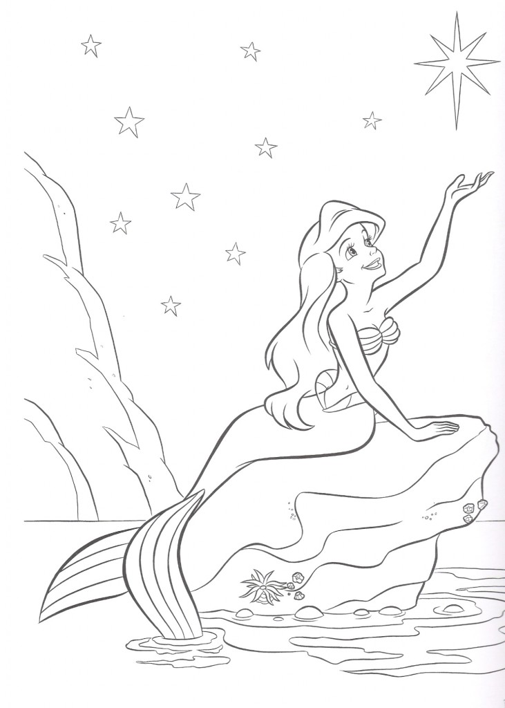 Disney The Little Mermaid Coloring Pages