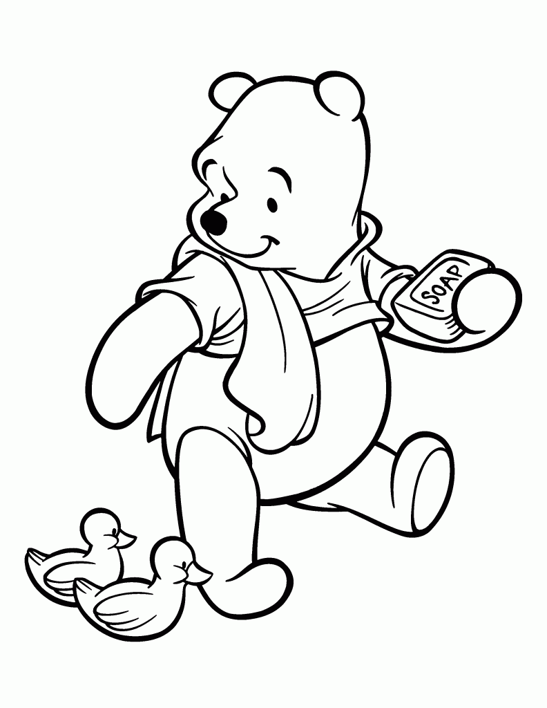 Disney Winnie The Pooh Coloring Pages