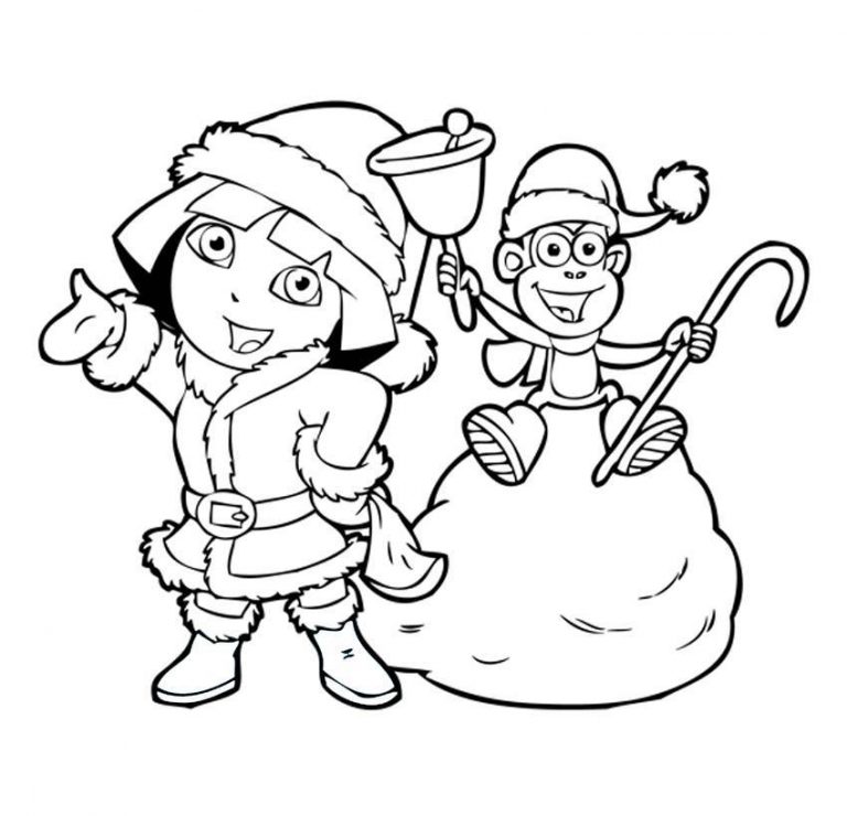 Free Printable Dora The Explorer Coloring Pages For Kids