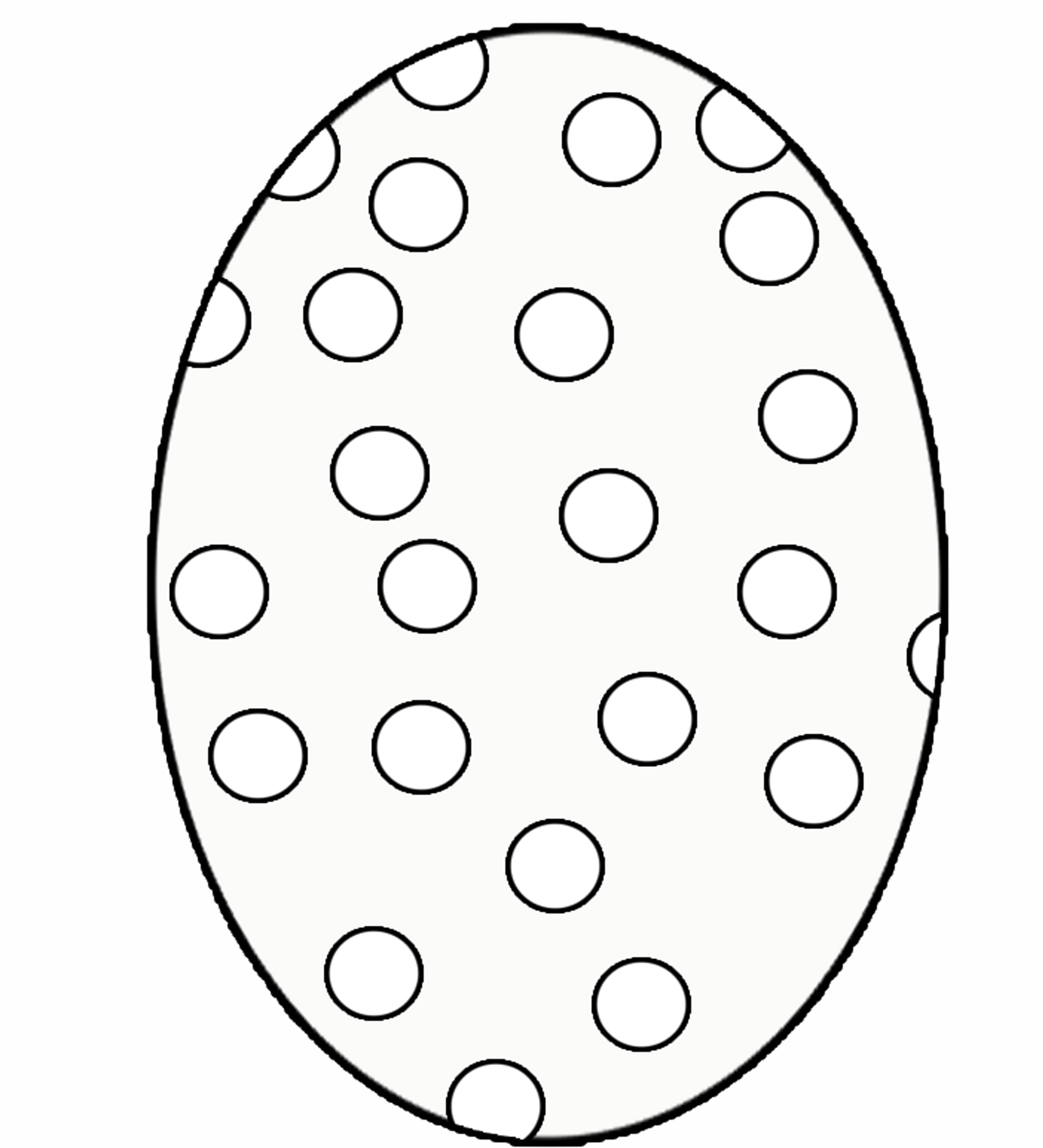 Free Printable Easter Egg Coloring Pages