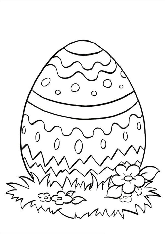 Free Printable Easter Egg Coloring Pages For Kids