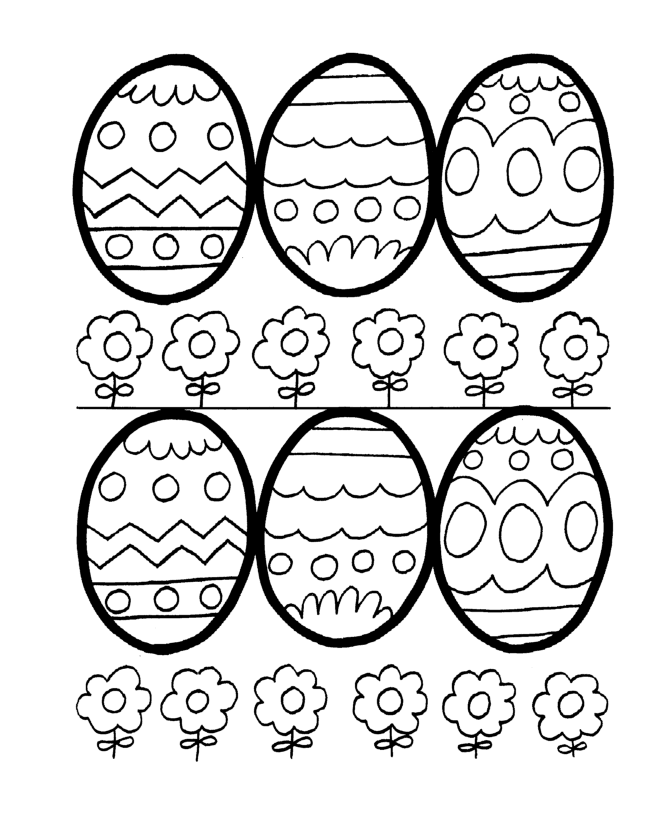 images of easter eggs coloring pages - photo #31