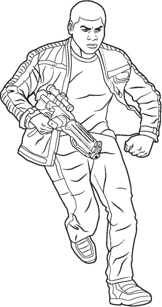Finn Star Wars Coloring Pages