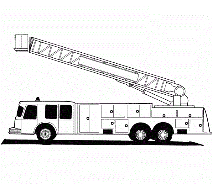 fire truck coloring pages