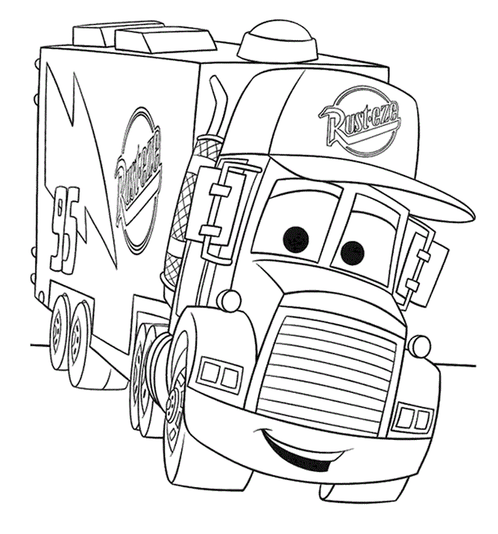Free Coloring Pages Monster Trucks