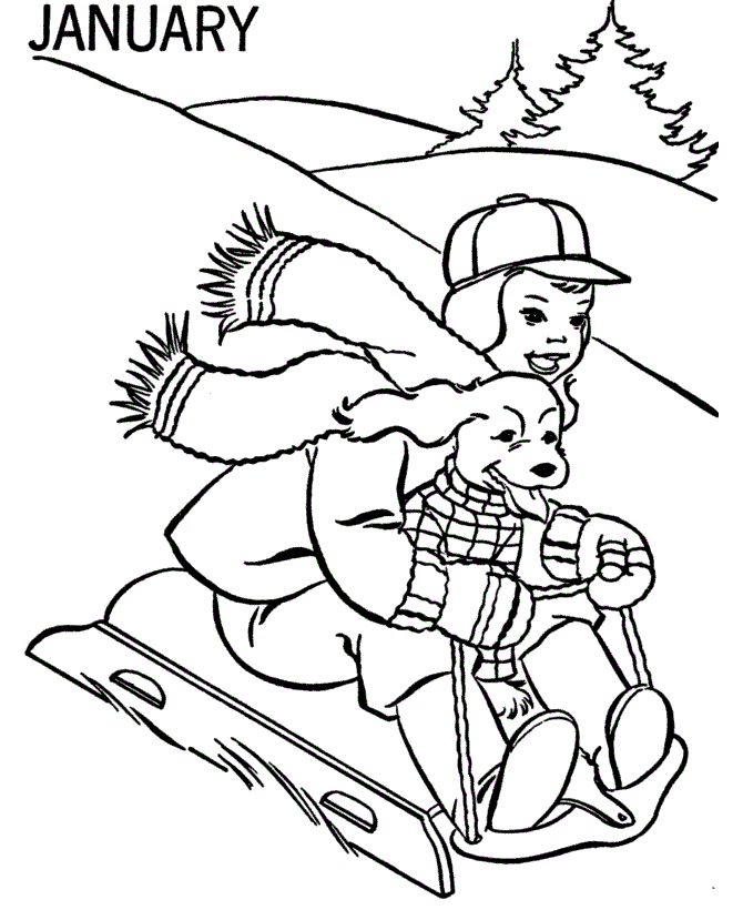 Free Printable Winter Coloring Pages For Kids