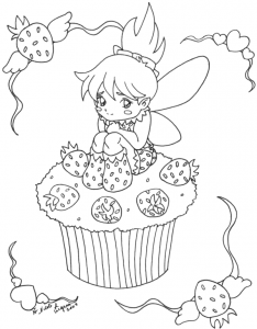 Free Printable Cupcake Coloring Pages For Kids
