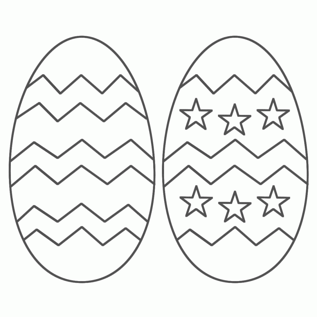 Free Easter Egg Coloring Pages