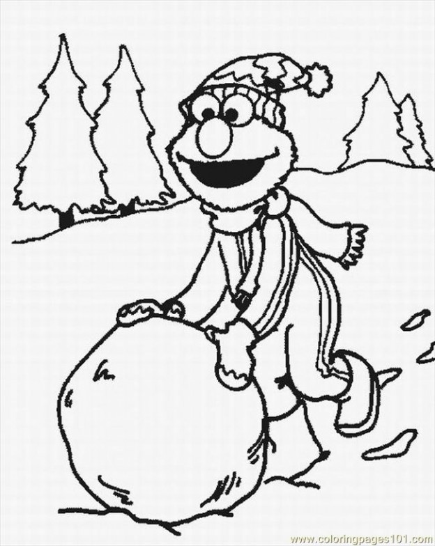 Free Printable Elmo Coloring Pages For Kids