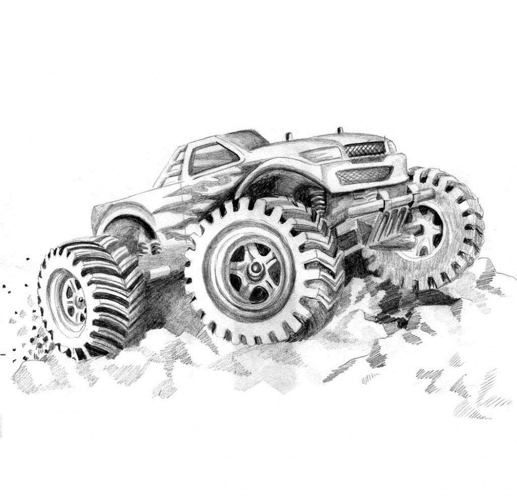 Free Monster Truck Coloring Pages To Print