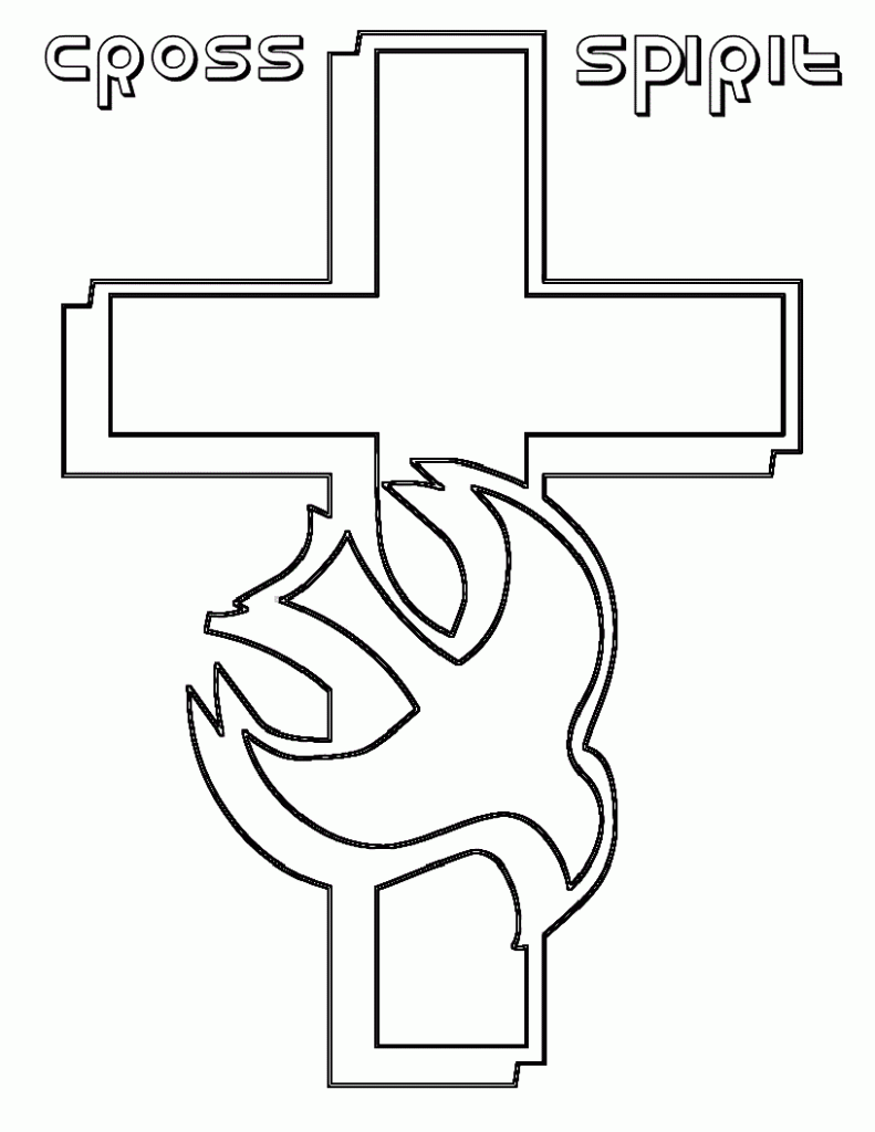 Free Printable Cross Coloring Pages