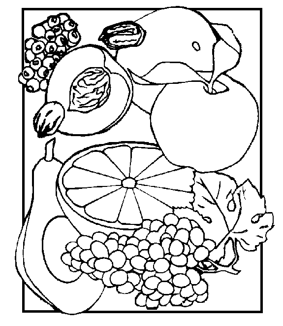 Free Printable Fruit Coloring Pages For Kids - Coloring Pages