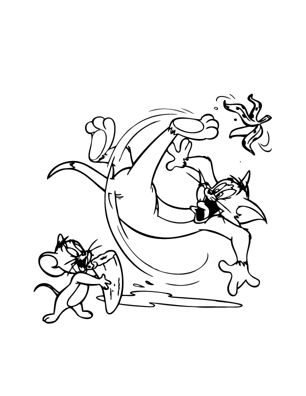 Free Tom and Jerry Coloring Pages For Kids