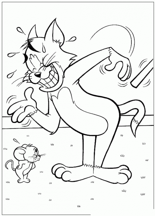Free Tom and Jerry Coloring Pages