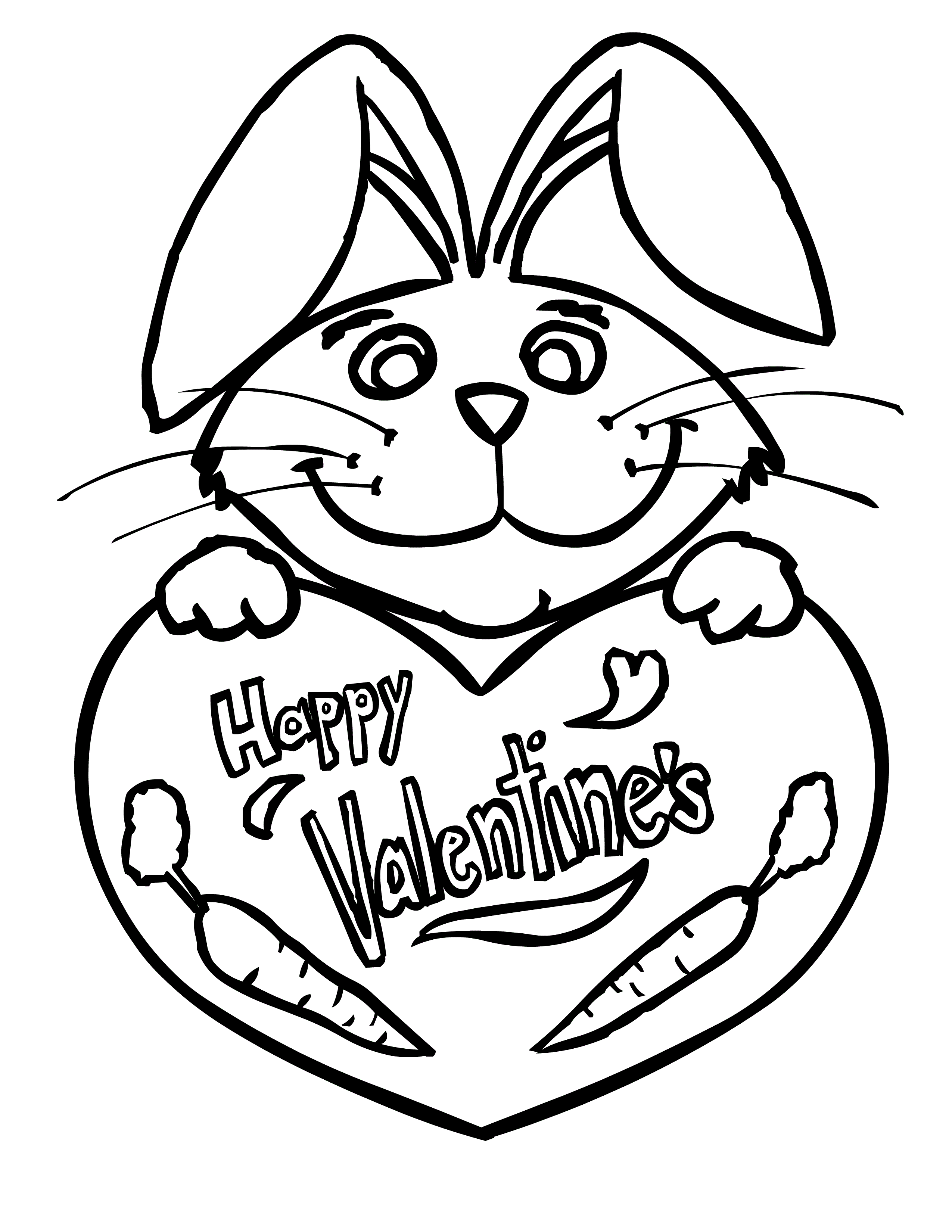  Valentine Printable Coloring Pages 3