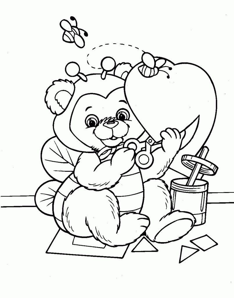 Free Valentines Day Coloring Pages