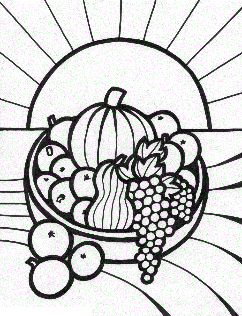 Free Printable Fruit Coloring Pages For Kids Free Printable Fruit Coloring Pages For Kids