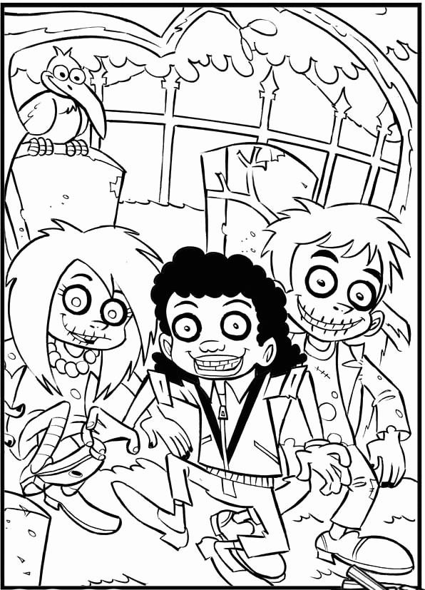 Fun Halloween Costumes Coloring Page