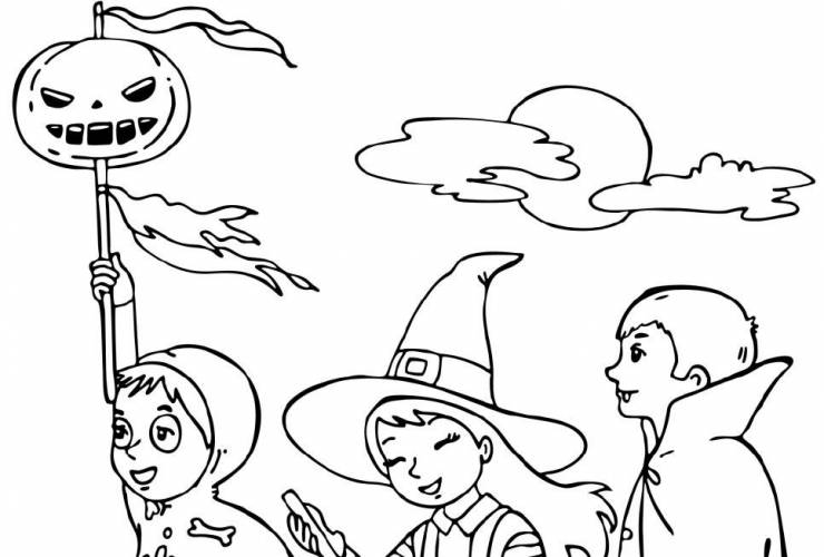 Halloween Coloring Pages To Print