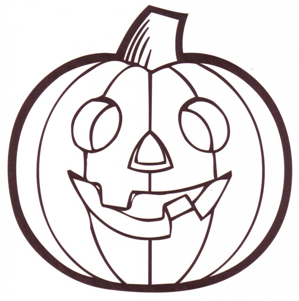 Halloween Pumpkin Coloring Page