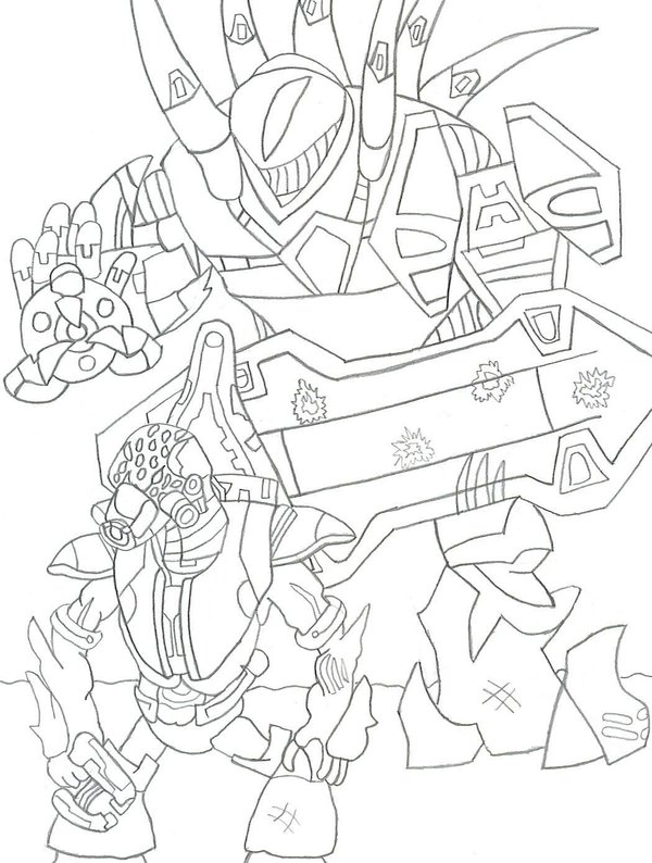 halo game coloring pages