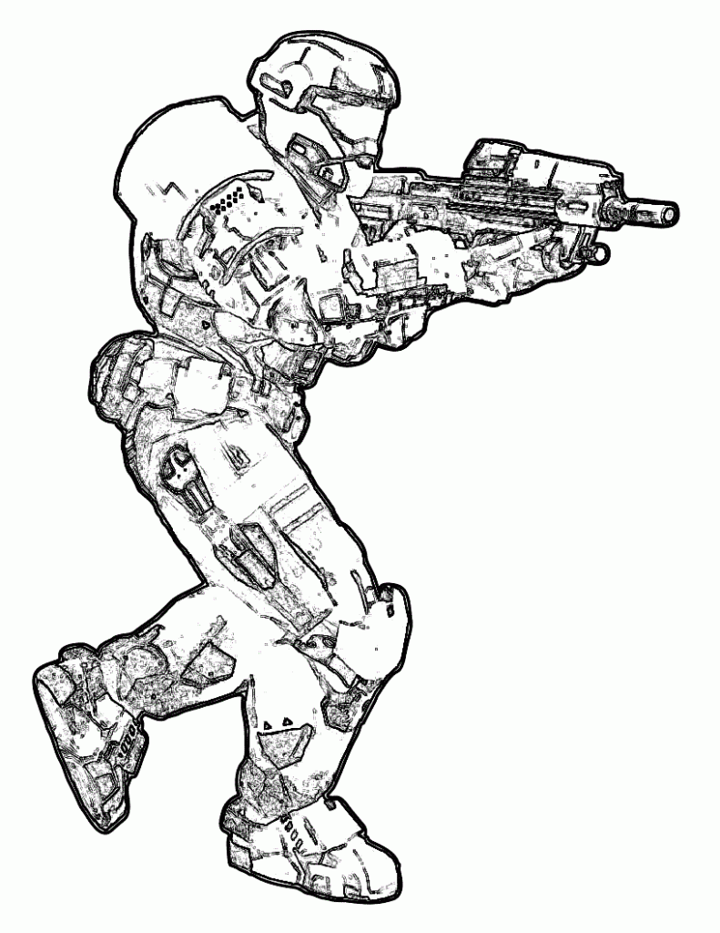 Halo Coloring Pages