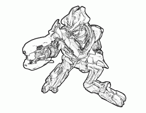 free printable halo coloring pages for kids