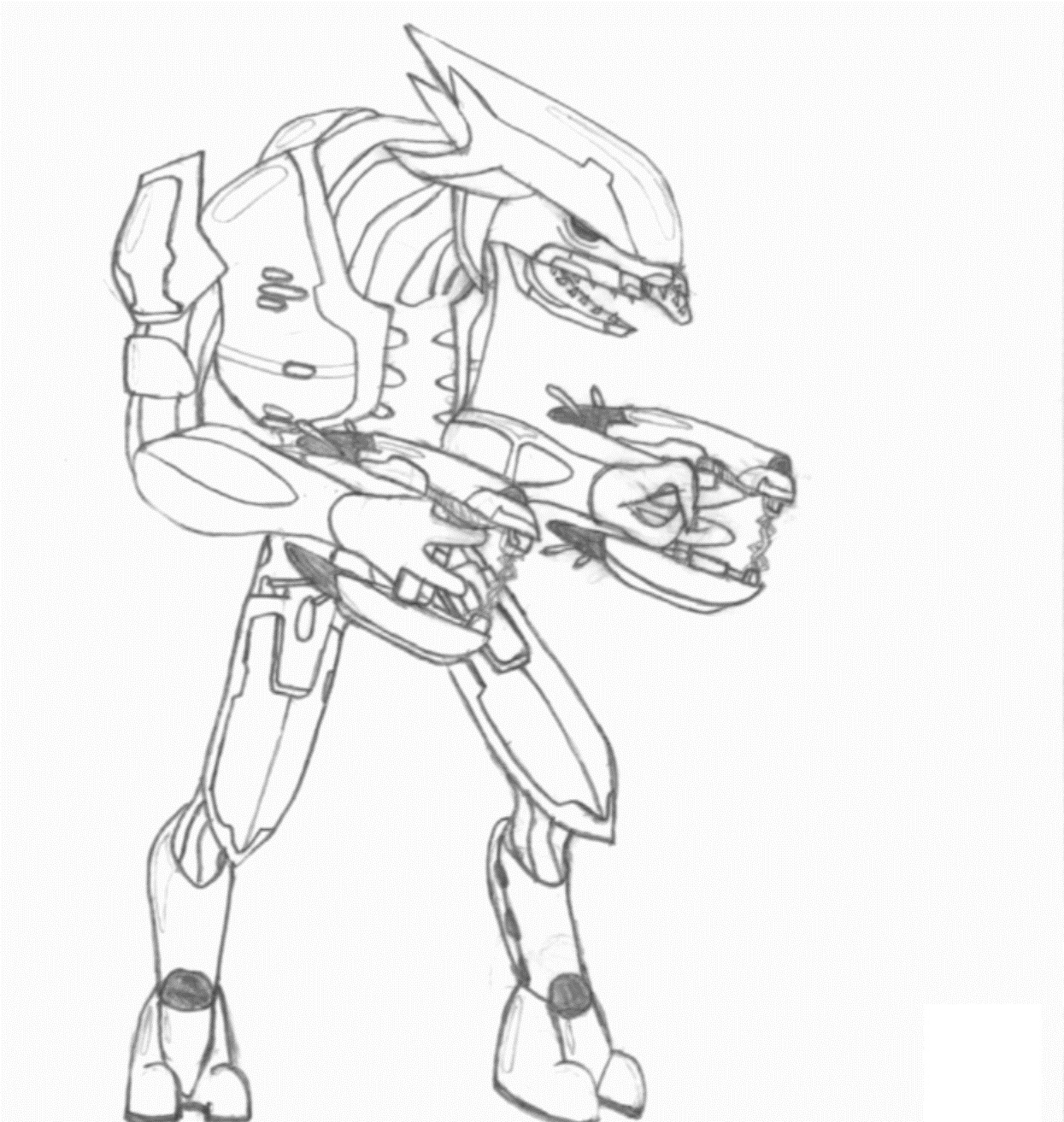 halo game coloring pages