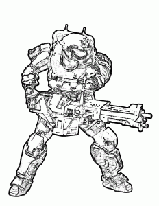 free printable halo coloring pages for kids