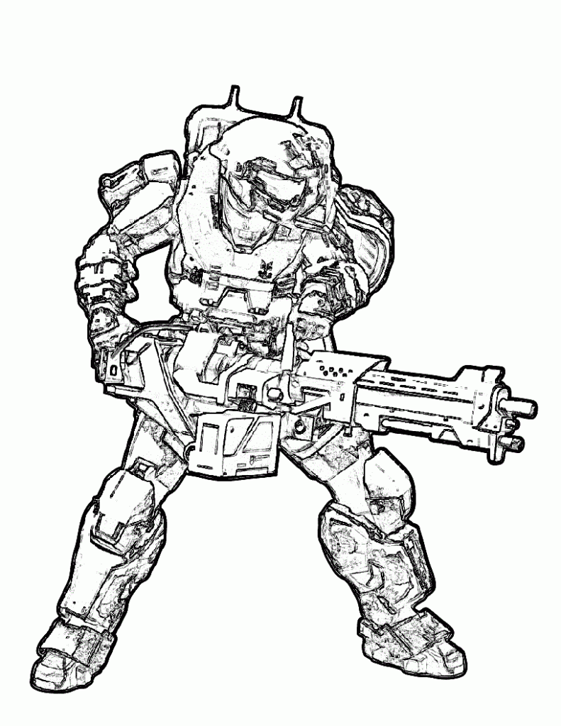 Halo Reach Coloring Pages